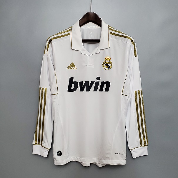 AAA Quality Real Madrid 11/12 Home Long Soccer Jersey